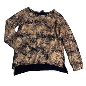 Art class girls 7-8Y rose gold coated sweatshirt
